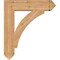 Ekena Millwork Thorton Arts & Crafts Smooth Bracket, Western Red Cedar, 5 1/2"W x 28"D x 32"H BKT06X28X32THR03SWR - alternate 2